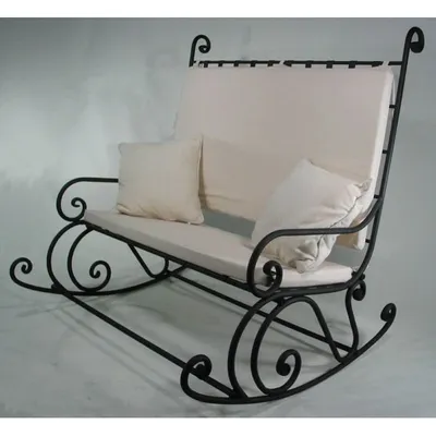Кованые кресла качалки в Нижнем Новгороде купить — Кузница «Три Кузнеца»