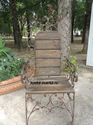 Купить кованые кресло-качалки для сада в Минске