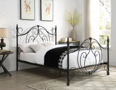 Кованая кровать Борея — Купить кованые кровати в Санкт-Петербурге недорого