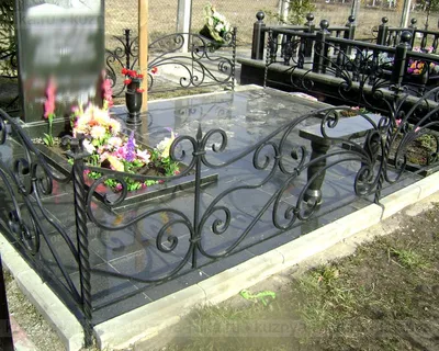 Кованые ограды на могилу на кладбище в Минске: где купить, фото и цена