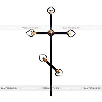 Заказать кованый крест на могилу в Москве и МО, фото, цена