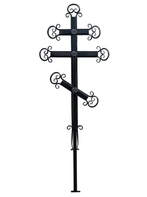 Кованые кресты от \"Кузницы у Папы\" | Купить крест на могилу из металла