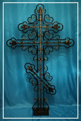 Кованые кресты на могилу фото цена | Каталог металлических крестов для  кладбища 2024 :: «СТУДИЯ КОВКИ'MD»