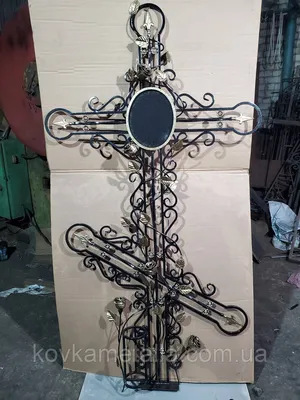 Крест кованый на кладбище №16 (ID#45748371), цена: 364.29 руб., купить на  Deal.by