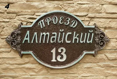 Адресная кованая табличка на калитку АТ-118: купить в Москве, фото, цены