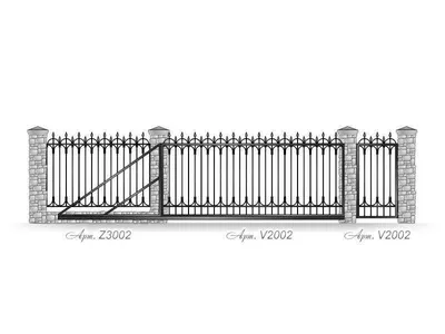 Все о кованых заборах: виды, стили, как выбрать | \"ТехИнКов\"