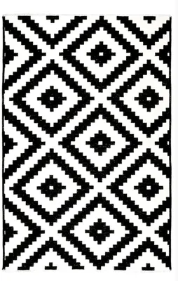 Плетеный ковер в скандинавском стиле. Черно -белый.(120Х180 см). Килим,  коврик. Турция (ID#1074080976), цена: 2700 ₴, купить на Prom.ua