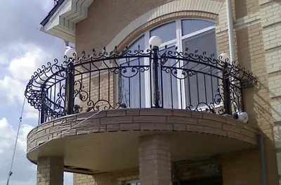 Кованые перила для балконов №2 - купить металлические ограждения в Киеве,  цена в интернет магазине забор.укр