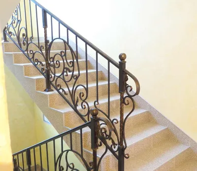 Изготовление кованых лестниц | Готовые перила для лестницы с художественной  ковкой (Руза)