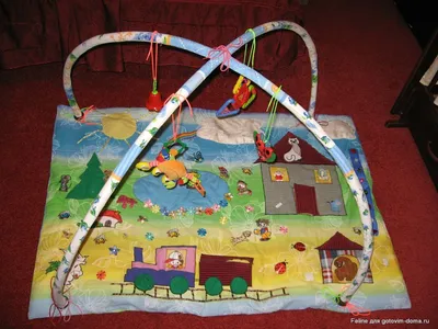 Развивающий коврик своими руками • Дети от 0 до 3 лет