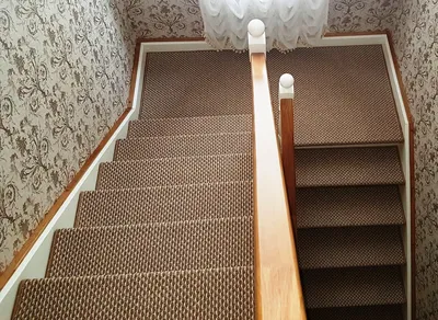 Голландский ковролин на лестнице частного дома | Профипол