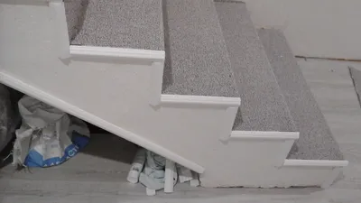 Укладка покрытий на лестнице
