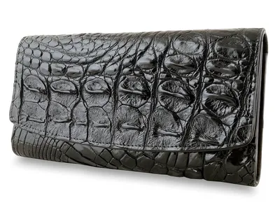 Женская сумка из натуральной кожи крокодила коричневого цвета CROCODILE  LEATHER (024-18619) купить в Киеве, цена | MODNOTAK