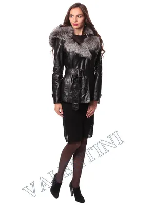 Кожаная куртка с чернобуркой VALENTINI L-30(70): цены и фото - Женские кожаные  куртки (кожанки)