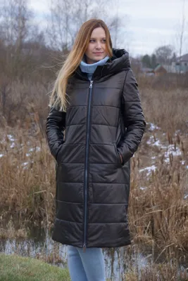 Кожаное пальто зимнее New Style - купить по выгодной цене | Планета Моды и  МЕХА