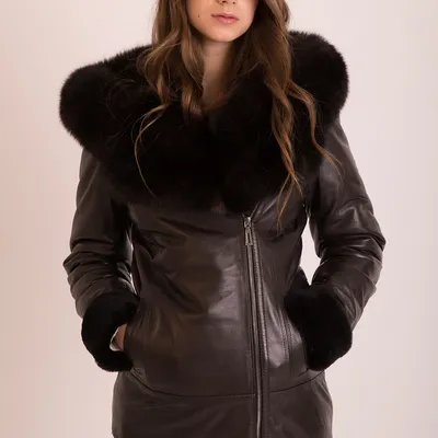 Кожаная женская дубленка Авиатор, утепленная косуха на мутоне, стильная и  теплая зимняя куртка (ID#1494465322), цена: 12500 ₴, купить на Prom.ua