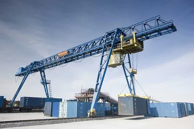 Козловой кран грузоподъемностью 10 тонн для российского  лесоперерабатывающего завода