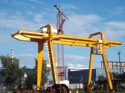 Aicrane Козловой кран 10 тонн в г. Самарканд, Узбекистан - Aicrane мостовые  и козловые краны из Китая