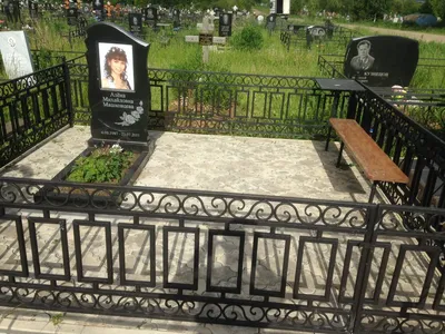Фото памятников на кладбище - фотографии красивых надгробий из гранита и  мрамора | галерея работ