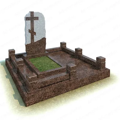 Оформление могил мраморной или гранитной крошкой | ЕВРОГРАНИТ