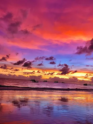 Красивое небо на закате | Пикабу