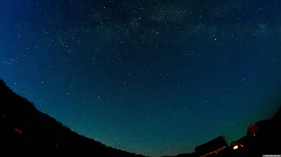 красивое звездное лунное небо ночью, Ночное небо, небо, звездное небо фон  картинки и Фото для бесплатной загрузки