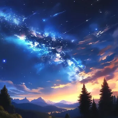 Звездное небо - красивые картинки (100 фото) • Прикольные картинки и позитив