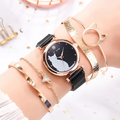 Роскошные Брендовые Часы, красивые женские наручные часы для женщин, женские  кварцевые наручные часы со звездным небом, женские часы | AliExpress
