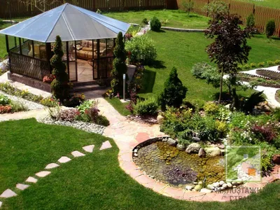 Ландшафтный дизайн дачного участка: ТОП-50 фото двора у загородного дома