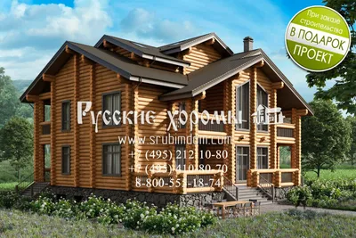Дома из бревна - проекты и фото на сайте Избу-беру.ру