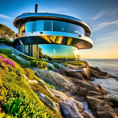 Красивые дома на берегу моря фото фото