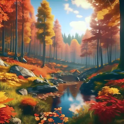 Осенний лес картинки (72 фото) »