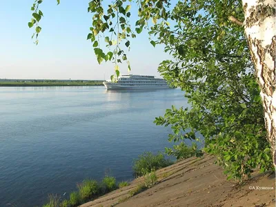 Устье реки Волга - красивые фото