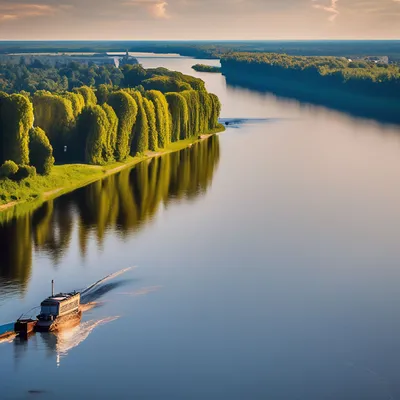 Река Волга в Твери - 79 фото