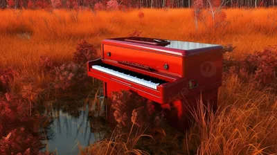 Фортепиано . пианино красиво вид с …» — создано в Шедевруме