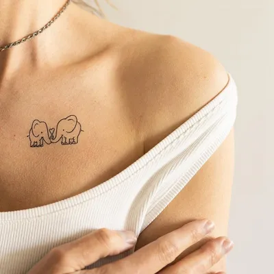 Переводные татуировки временные для взрослых. Тату на плечо для девушек  волна- купить по выгодной цене в интернет-магазине OZON (695875105)