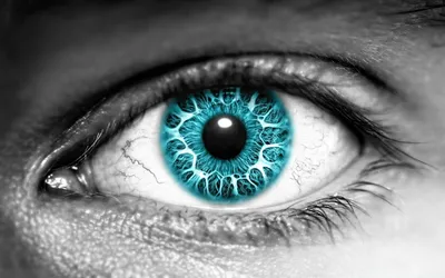 Красивые глаза, фрактальные узоры, …» — создано в Шедевруме
