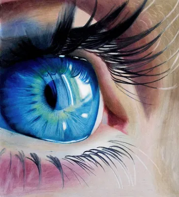 Голубые глаза самые красивые на …» — создано в Шедевруме