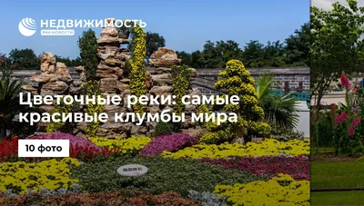 Городская набережная, красивые клумбы …» — создано в Шедевруме