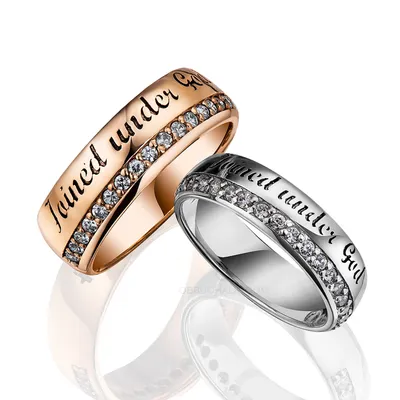 ПК-022-04 Обручальное кольцо из платины с дорожкой бриллиантов весом более  1 карата - PlatinumLab
