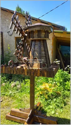 Домики для колодцев и другие изделия из дерева от компании Сказочная Дача