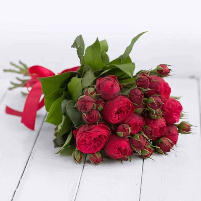 Купить Красивый букет кустовых роз №771 в Новосибирске