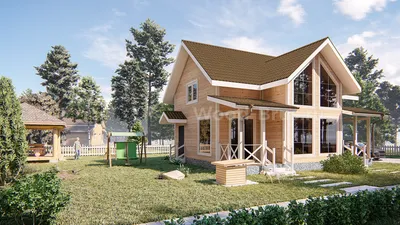 Одноэтажные каркасные дома под ключ в СПб - проекты, цены и фото домов