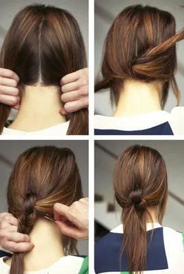 cool Красивые легкие прически за 5 минут: Быстро и просто (50 фото) Читай  больше http://avrorra.com/legkie-prich… | Hair knot, Hair styles, Ponytail  hairstyles easy