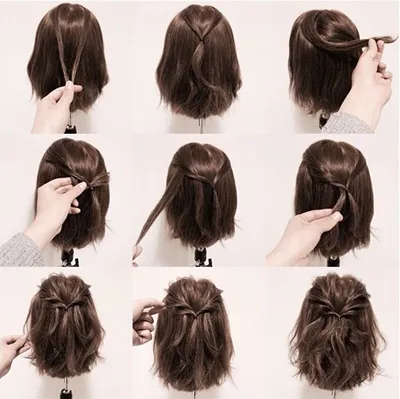 ⭐ТОП 20⭐ Красивые Прически на КОРОТКИЕ волосы на все случаи жизни⭐ Glam  Short Hairstyle Ideas - YouTube