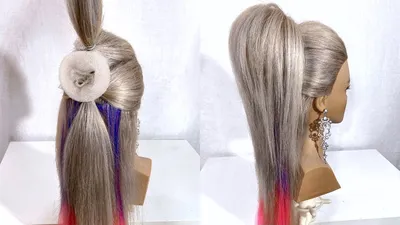 Прически с хвостом на длинные волосы: 15 фото идей и пошаговые инструкции