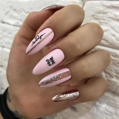 Ногти красивые розовые - 83 фото