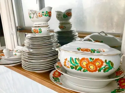 Чайный сервиз, новый в коробочке. Отлично: 1000 KGS ➤ Наборы посуды |  Бишкек | 53285731 ᐈ lalafo.kg