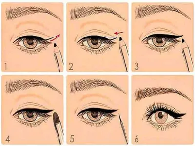 Как правильно и ровно нарисовать стрелки на глазах - рисуем карандашом и  подводкой красиво - Aromacode