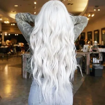 Красивые волосюшки | Icy blonde hair, Silver blonde hair, Long white hair